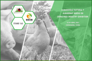 Alquermold Natural y Alquernat Nebsui en China Feed Industry Exhibition