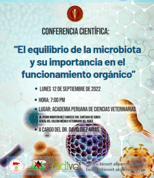 Conferencia académica: El equilibrio de la microbiota y su importancia en el funcionamiento orgánico